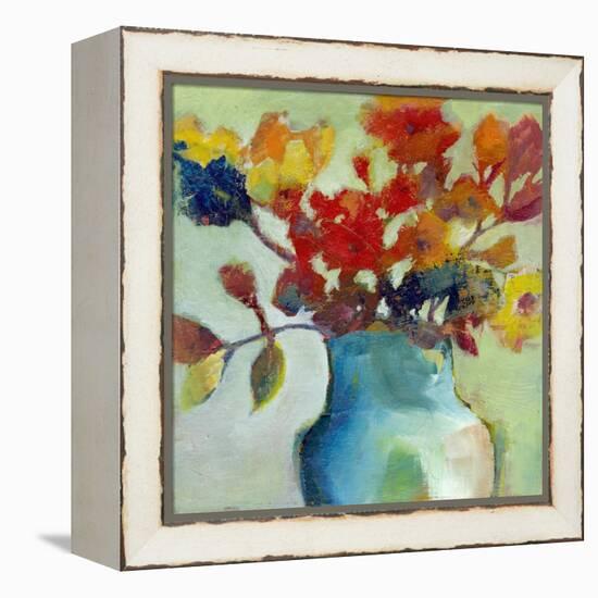 Blue Vase-Michelle Abrams-Framed Premier Image Canvas