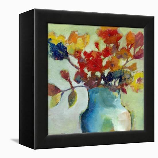 Blue Vase-Michelle Abrams-Framed Premier Image Canvas