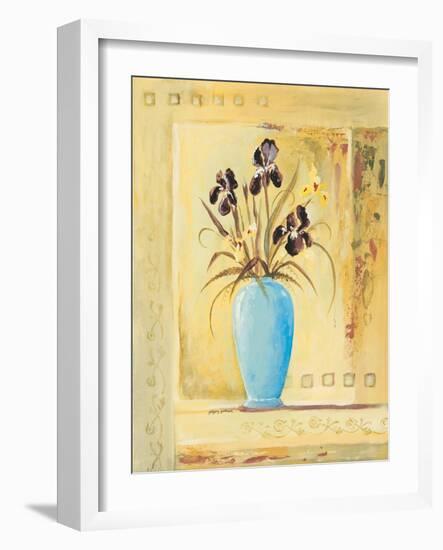 Blue Vase-Gregory Gorham-Framed Art Print