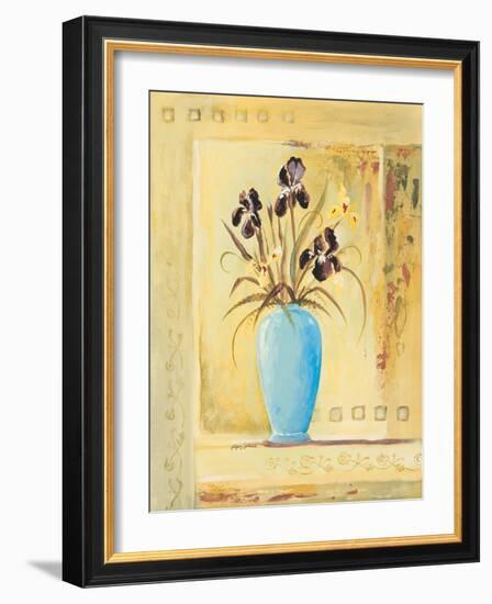 Blue Vase-Gregory Gorham-Framed Art Print