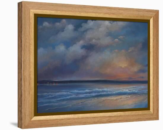 Blue Velum 2013-Lee Campbell-Framed Premier Image Canvas