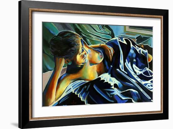 Blue Velvet - 09-07-22-Corne Akkers-Framed Giclee Print