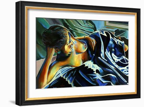 Blue Velvet - 09-07-22-Corne Akkers-Framed Giclee Print