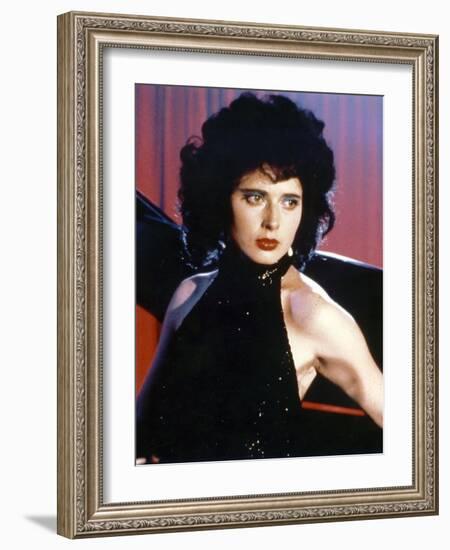 Blue Velvet by DavidLynch with Isabella Rossellini, 1986 (photo)-null-Framed Photo