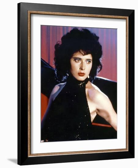 Blue Velvet by DavidLynch with Isabella Rossellini, 1986 (photo)-null-Framed Photo