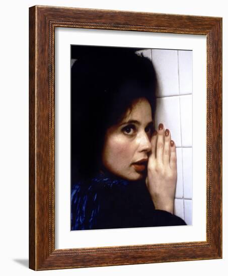 Blue Velvet by DavidLynch with Isabella Rossellini, 1986 (photo)-null-Framed Photo