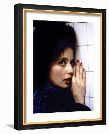 Blue Velvet by DavidLynch with Isabella Rossellini, 1986 (photo)-null-Framed Photo