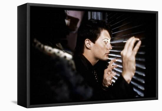 Blue Velvet by DavidLynch with Kyle MacLachlan, 1986 (photo)-null-Framed Stretched Canvas