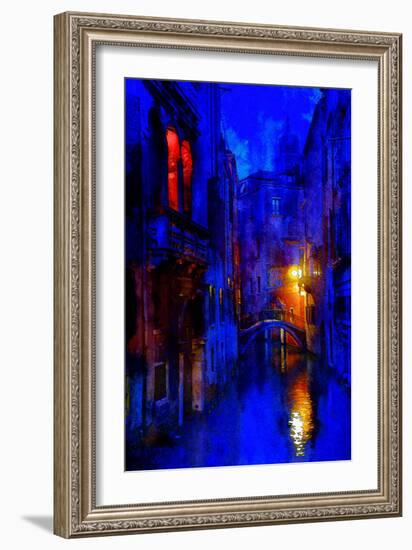 Blue Venice-Steven Boone-Framed Photographic Print