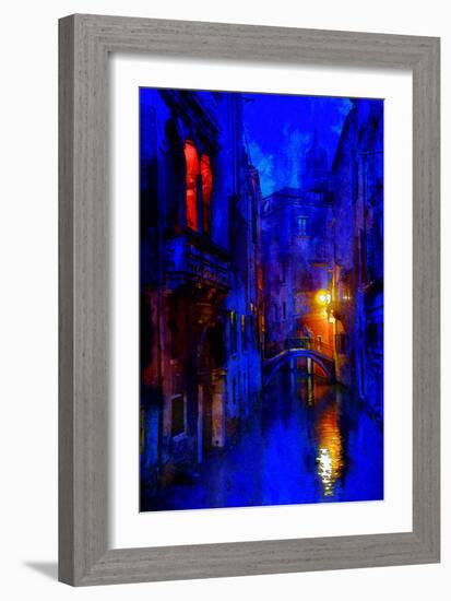 Blue Venice-Steven Boone-Framed Photographic Print