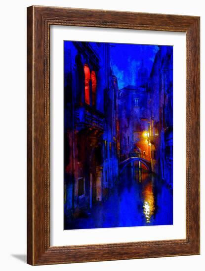 Blue Venice-Steven Boone-Framed Photographic Print