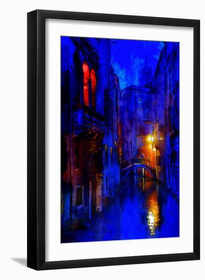 Blue Venice-Steven Boone-Framed Photographic Print