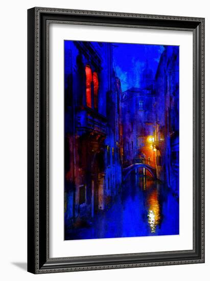 Blue Venice-Steven Boone-Framed Photographic Print