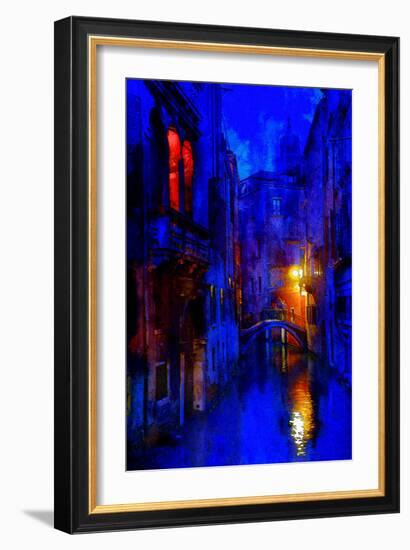 Blue Venice-Steven Boone-Framed Photographic Print