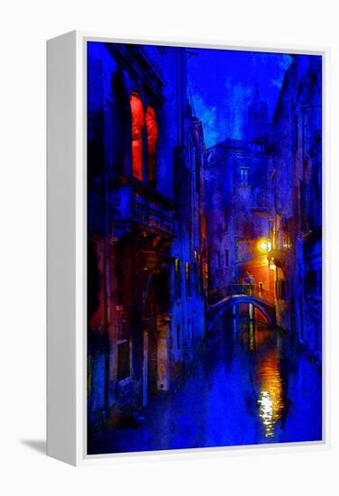 Blue Venice-Steven Boone-Framed Premier Image Canvas