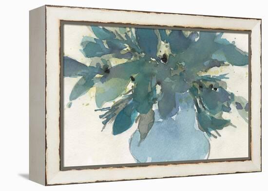 Blue Vintage Charm I-Samuel Dixon-Framed Stretched Canvas