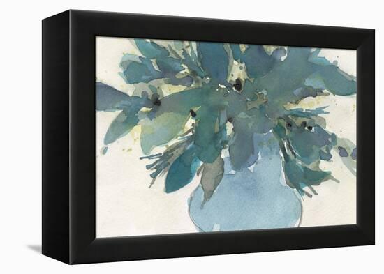 Blue Vintage Charm I-Samuel Dixon-Framed Stretched Canvas