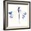 Blue & Violet Dragonfly-Karin Johannesson-Framed Premium Giclee Print