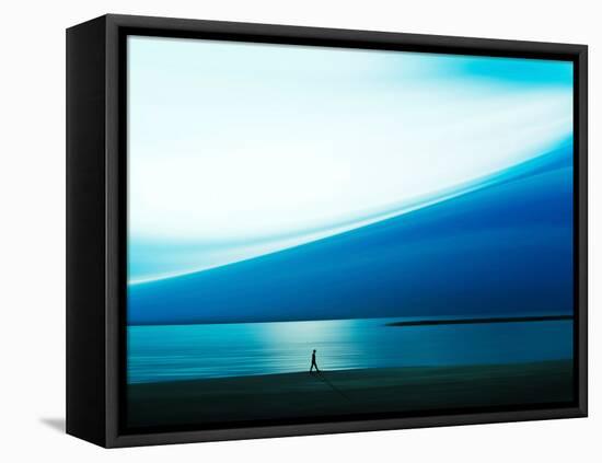 Blue Walk-Josh Adamski-Framed Premier Image Canvas