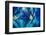 Blue Wall Abstract-Ursula Abresch-Framed Photographic Print