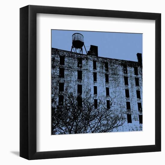 Blue Wall-Erin Clark-Framed Art Print