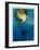 Blue Water, 2022 (Watercolour on Arches)-Graham Dean-Framed Giclee Print