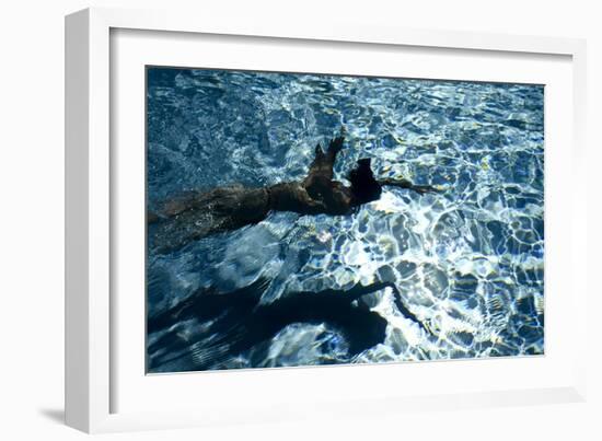 Blue Water 8423-Rica Belna-Framed Giclee Print