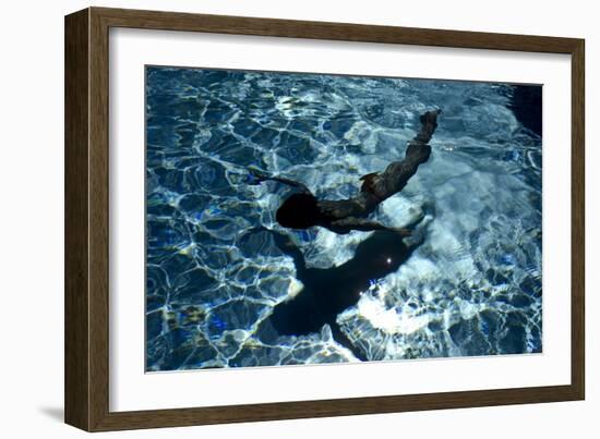 Blue Water 8433-Rica Belna-Framed Giclee Print