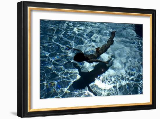 Blue Water 8433-Rica Belna-Framed Giclee Print