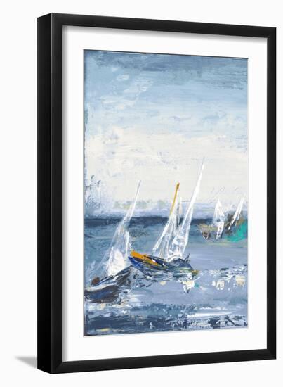Blue Water Adventure I-Patricia Pinto-Framed Art Print