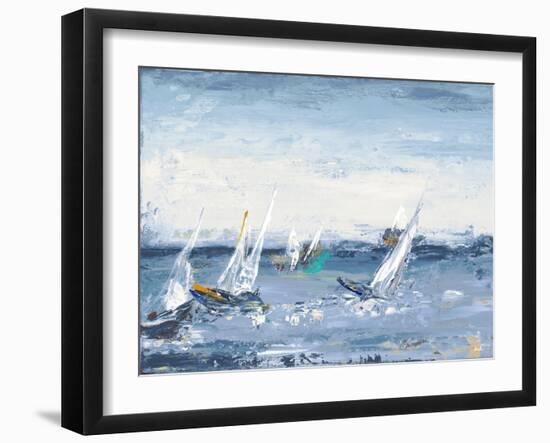 Blue Water Adventure-Patricia Pinto-Framed Art Print