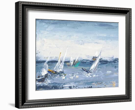 Blue Water Adventure-Patricia Pinto-Framed Art Print