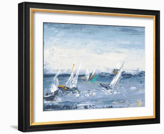 Blue Water Adventure-Patricia Pinto-Framed Art Print