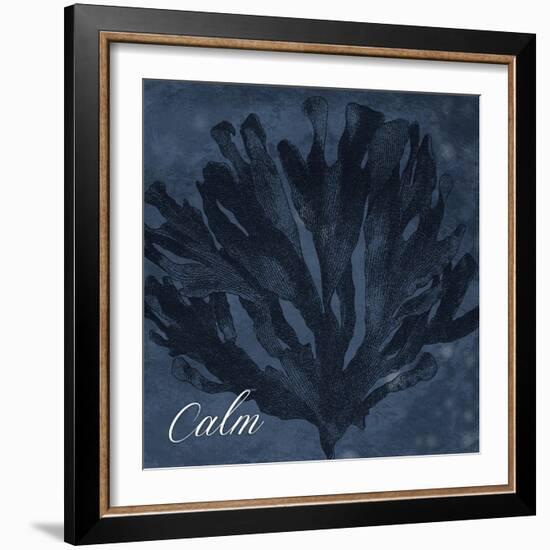 Blue Water Coral Calm-Jace Grey-Framed Art Print