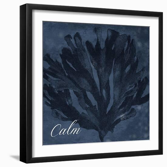 Blue Water Coral Calm-Jace Grey-Framed Art Print