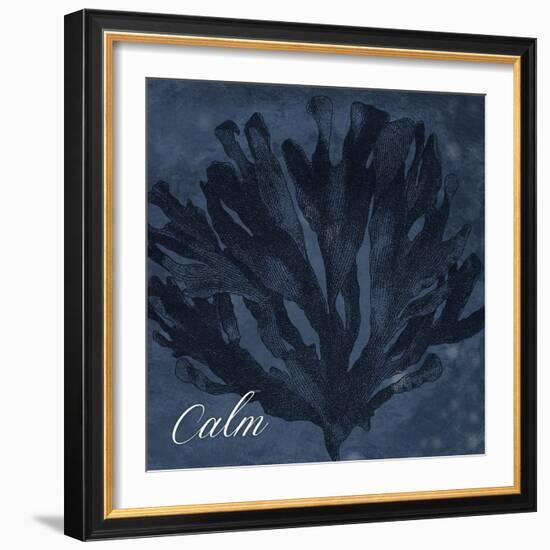 Blue Water Coral Calm-Jace Grey-Framed Art Print