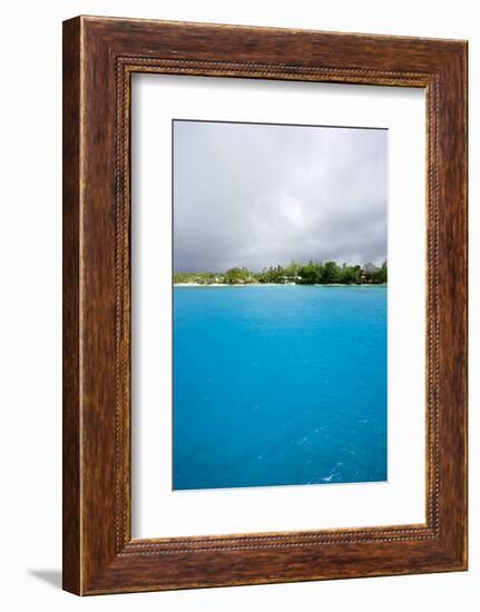 Blue Water with Beach, Sandy Lane Beach, Barbados-Stefano Amantini-Framed Photographic Print