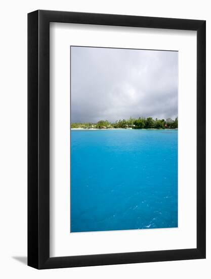 Blue Water with Beach, Sandy Lane Beach, Barbados-Stefano Amantini-Framed Photographic Print