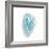 Blue Watercolor Agate Square-Susan Bryant-Framed Premium Giclee Print