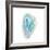 Blue Watercolor Agate Square-Susan Bryant-Framed Premium Giclee Print