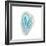 Blue Watercolor Agate Square-Susan Bryant-Framed Premium Giclee Print