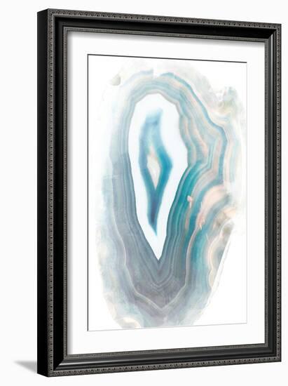 Blue Watercolor Agate-Susan Bryant-Framed Premium Giclee Print