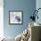 Blue Watercolour Rings II-Tom Reeves-Framed Art Print displayed on a wall