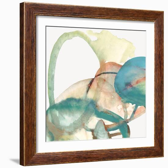 Blue Watermarks I-Jacob Q-Framed Art Print