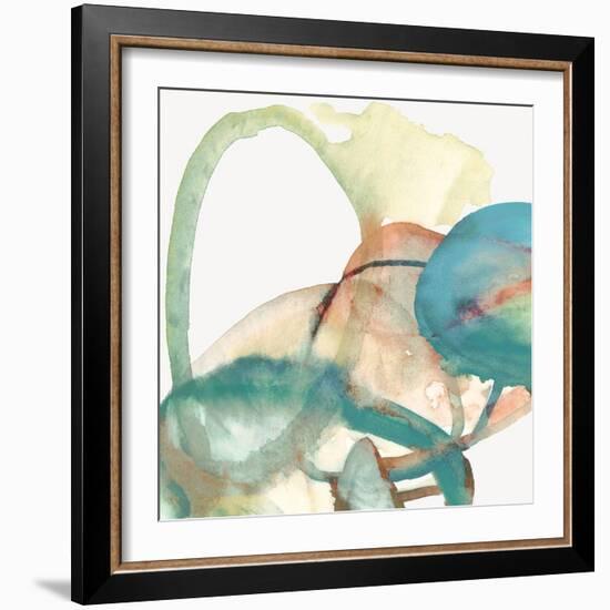 Blue Watermarks I-Jacob Q-Framed Art Print