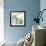 Blue Watermarks II-Jacob Q-Framed Art Print displayed on a wall