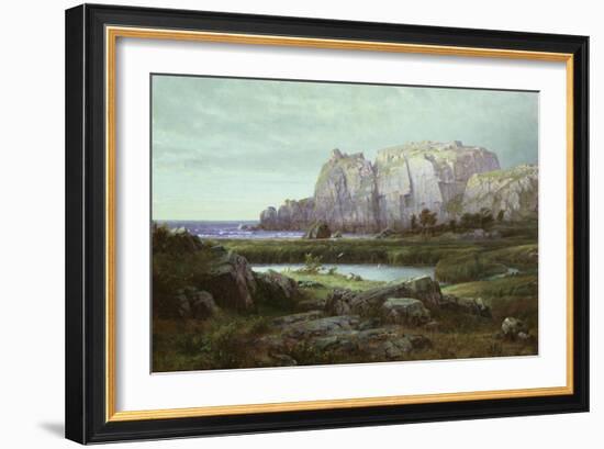 Blue Waters, 1884-William Trost Richards-Framed Premium Giclee Print