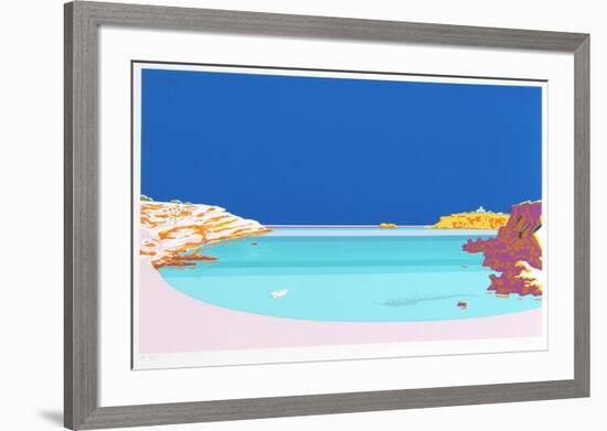 Blue Waters-Manolo Tarazona-Framed Serigraph