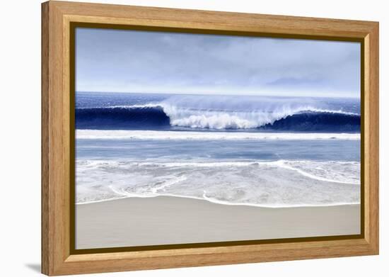 Blue Wave I-Devon Davis-Framed Stretched Canvas