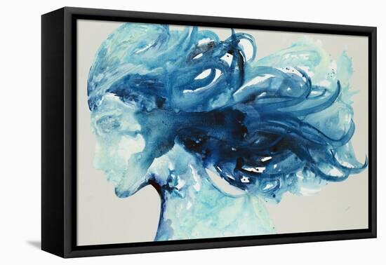 Blue Wave-Kari Taylor-Framed Premier Image Canvas